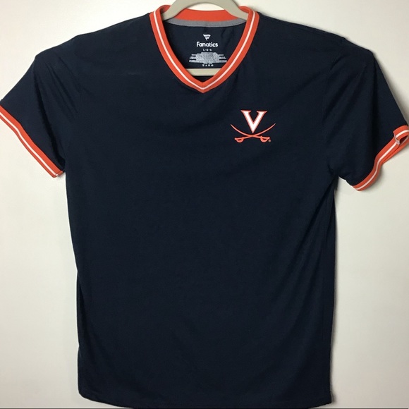 Fanatics Other - University of Virginia blue s/s tee. Large
